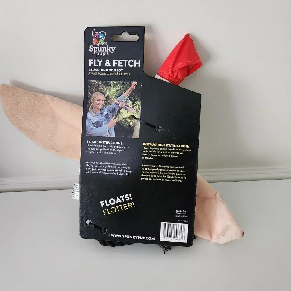 NWT Fly & Fetch Launching Toy for Dogs (Duck)